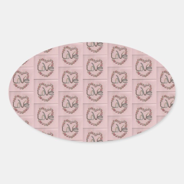 Rosebud Love Sticker (Front)