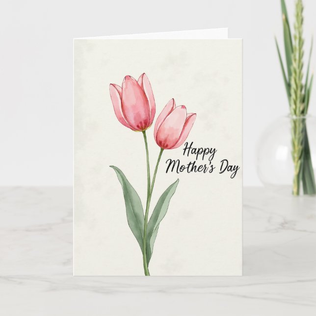 Rosebud Mothers Day Card (Front)