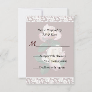 Rosebuds Variety Pristine Wedding Invitation