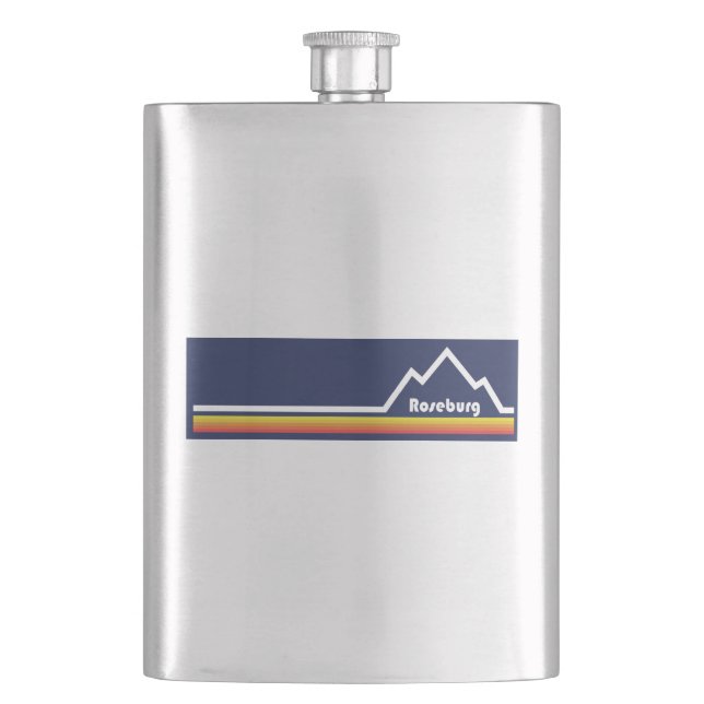 Roseburg Oregon Flask (Front)