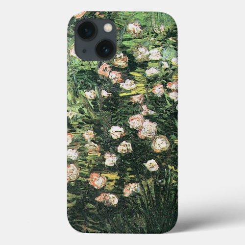 Rosebush in Blossom by Vincent van Gogh iPhone 13 Case