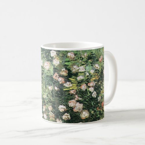 Rosebush in Blossom by Vincent van Gogh Coffee Mug