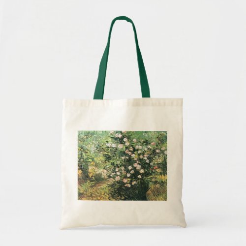 Rosebush in Blossom by Vincent van Gogh Tote Bag