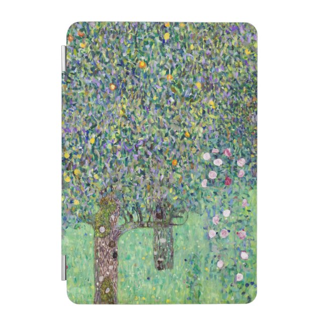 Rosebushes Under The Trees, Gustav Klimt iPad Mini Cover (Front)