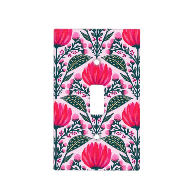Rosefield Dreams Passport Holder Light Switch Cover (Front)