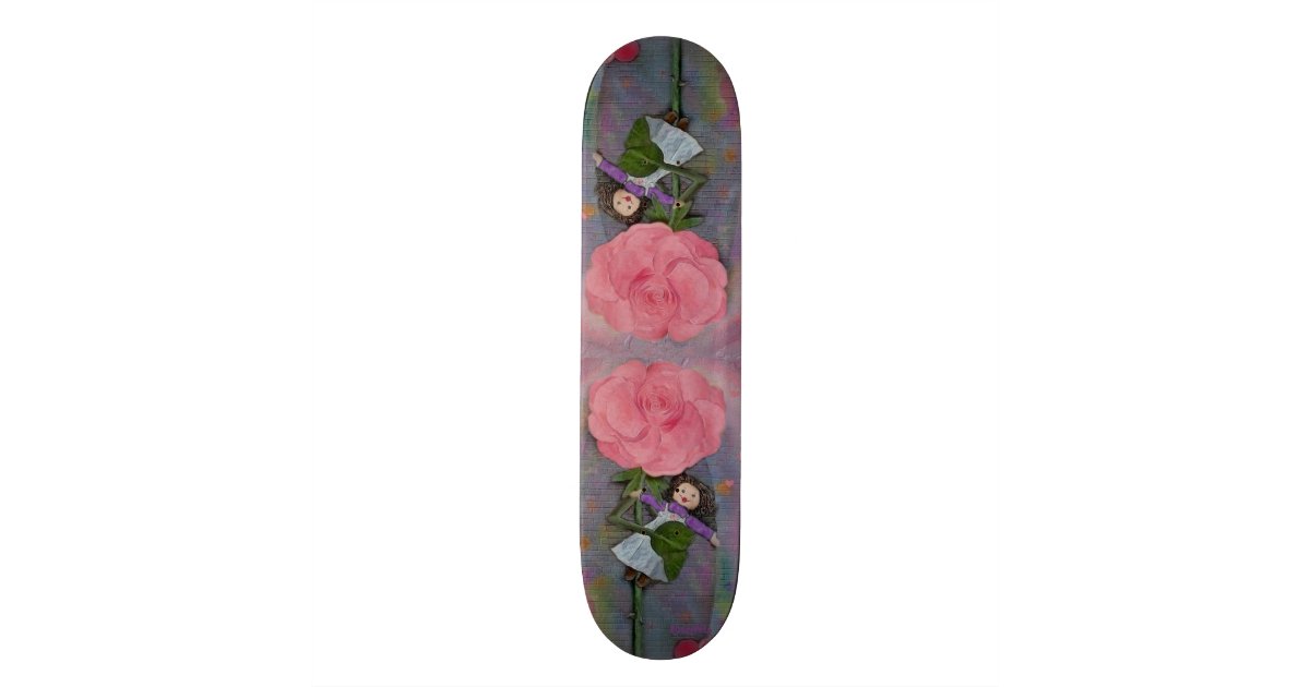 Rosegifts Ragdoll Rose skateboard. Skateboard Deck