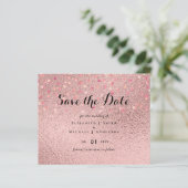 RoseGold Glitter Glam Foil Look Wedding BUDGET (Standing Front)