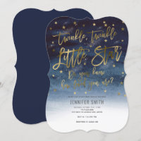 Rosegold,Twinkle Twinkle Little Stars, Baby Shower