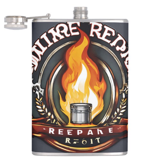 #rosegoldvinylflaskVinylWrappedFlask Flask (Opened)