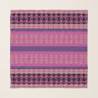 Roseheads Cupflowers Scarf