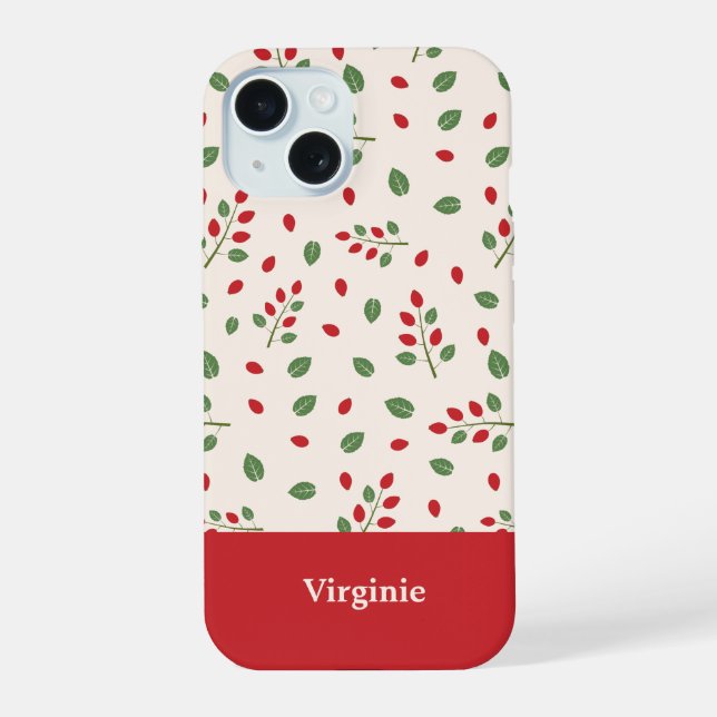 Rosehip Iphone Case (Back)