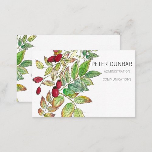 Rosehip Personalized Business Card