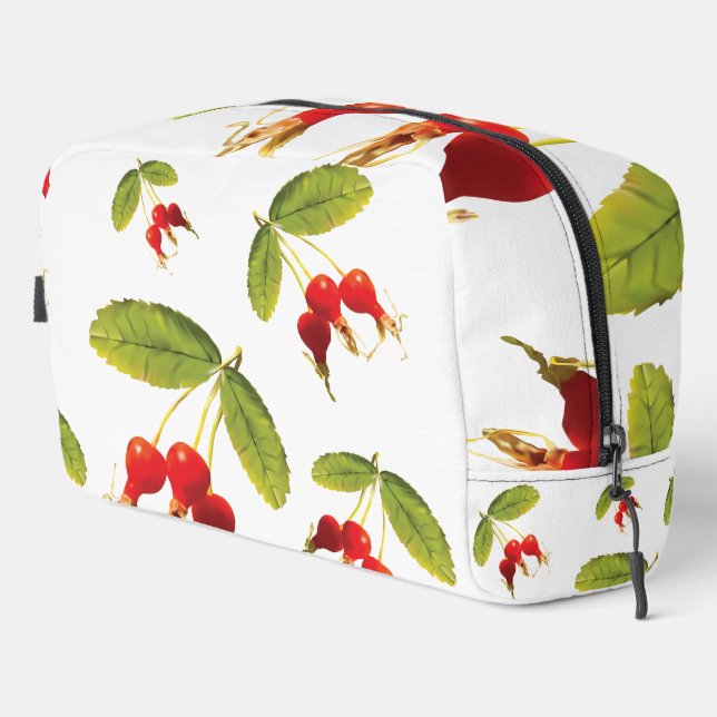 Rosehips Pattern 3 Angles Dopp Kit (Right Corner)