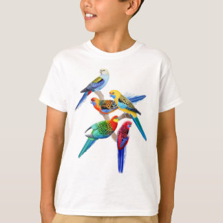Rosella Parrots Kids T-Shirt