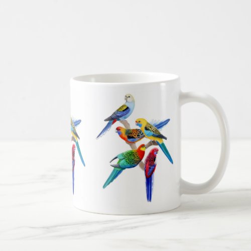 Rosella Parrots Mug