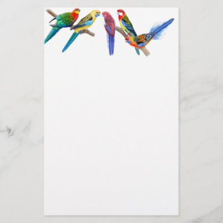 Rosella Parrots Stationery
