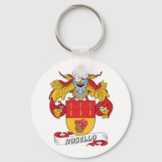 Rosello Family Crest Keychain