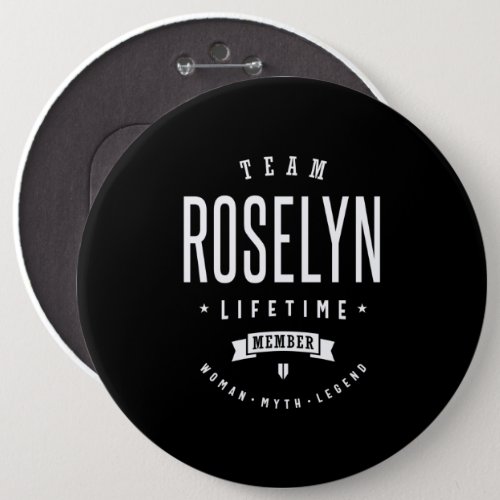 Roselyn Personalized Name Birthday Button