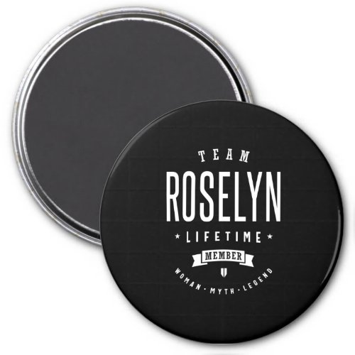Roselyn Personalized Name Birthday Magnet