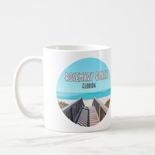 Rosemary Beach Florida Gulf Coast Vintage Coffee Mug