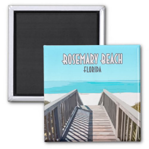 Rosemary Beach Florida Gulf Coast Vintage Magnet