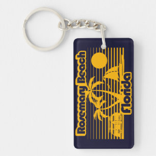 Rosemary Beach Florida Keychain