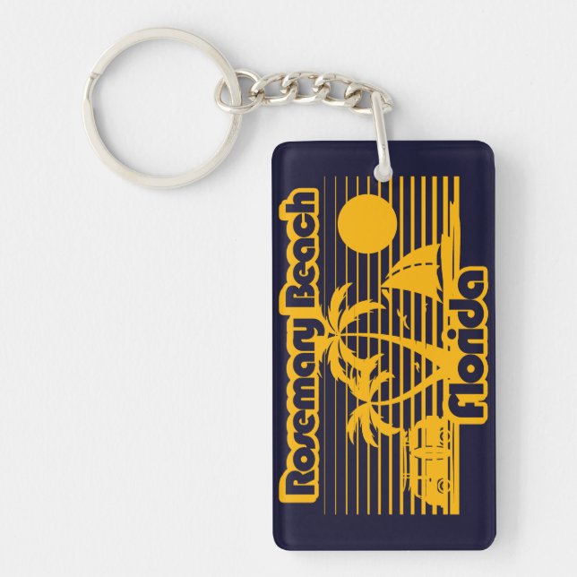 Rosemary Beach Florida Keychain (Front)
