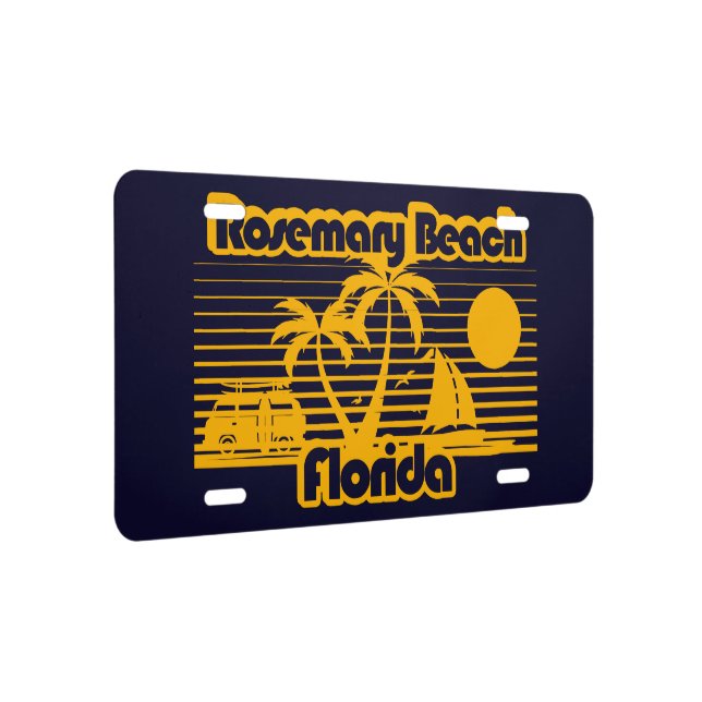 Rosemary Beach Florida License Plate (Right)