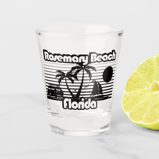 Rosemary Beach Florida Shot Glass (Front)