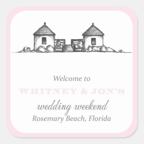 Rosemary Beach Welcome Label