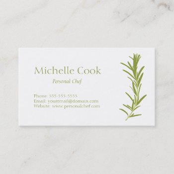Rosemary Business Card by emilymarydesigns at Zazzle