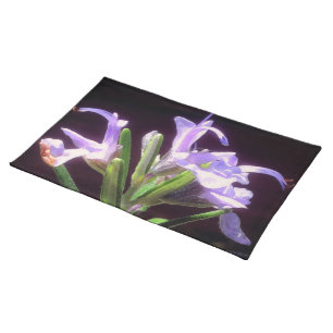 Rosemary Flowers Cloth Placemat