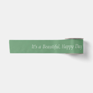 Rosemary Green 699B72 - Custom Message or Blank Satin Ribbon