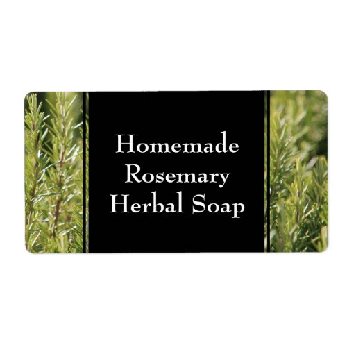 Rosemary Herbal Garden Herb Custom Label