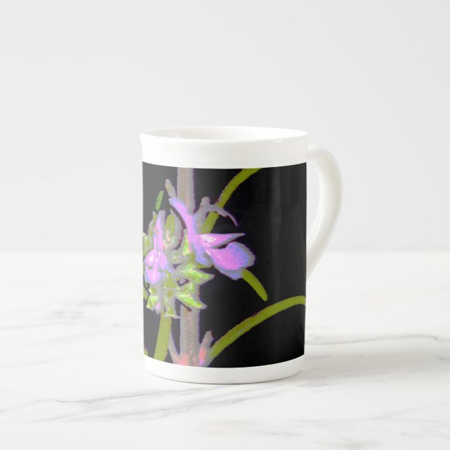 Rosemary in Bloom Bone China Mug (Front Right)
