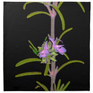 Rosemary in Bloom Cloth Napkin