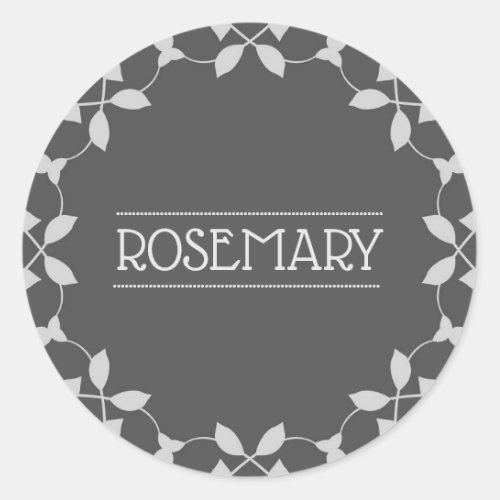 Rosemary Spice Jar Sticker Label