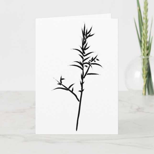 Rosemary Sprig Greeting Card (Front)