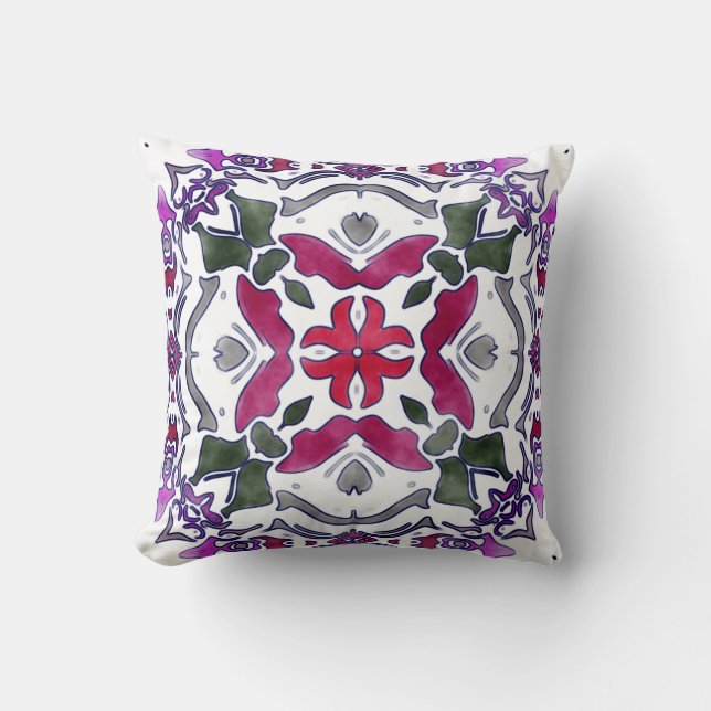 Rosemary Throw Pillow (Front)