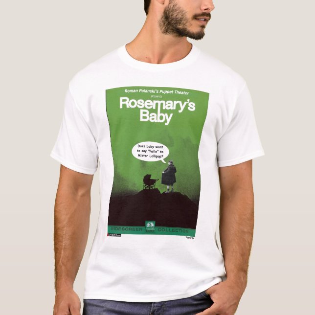 Rosemary's Baby - Polanski Satire T-shirt (Front)