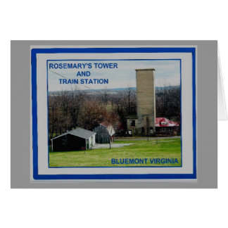 ROSEMARY'S TOWER  & TRAIN STATION 2 CARDS