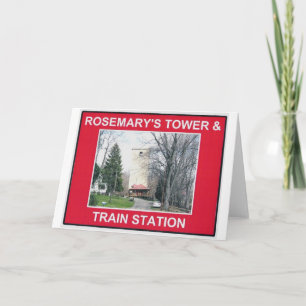 ROSEMARY'S TOWER & TRAIN STATION CARD