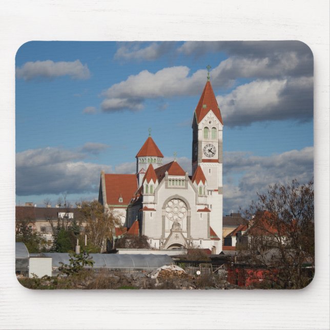 Rosenkranzkirche, Pfarre Hetzendorf Mouse Pad (Front)