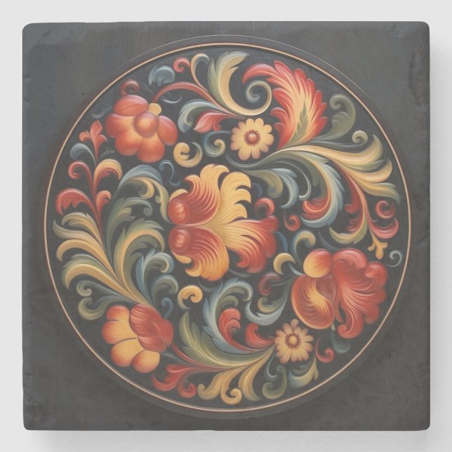 Rosepaint Modern 5 of 6 Stone Coaster (Front)