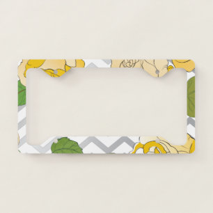 Roses 11 license plate frame