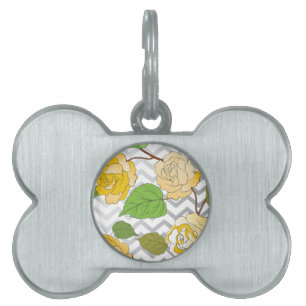 Roses 11 pet ID tag