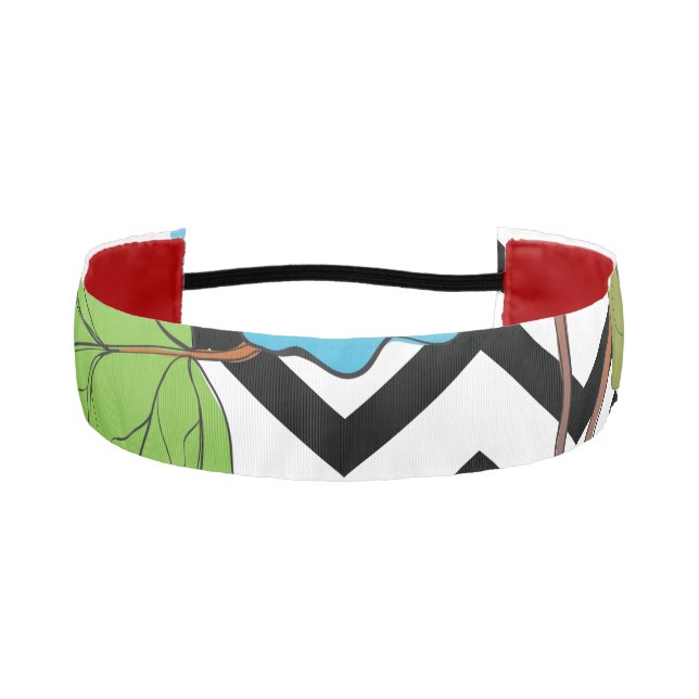 Roses 13 athletic headband (Front)