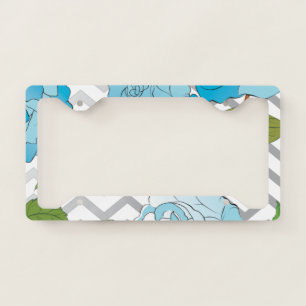 Roses 14 license plate frame