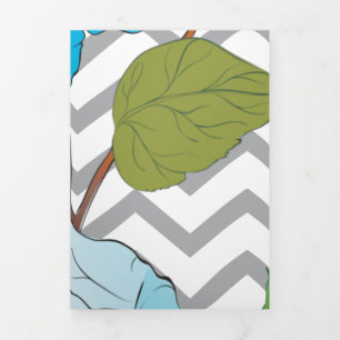 Roses 14 Tri-Fold holiday card