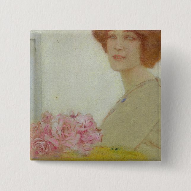 Roses, 1912 button (Front)